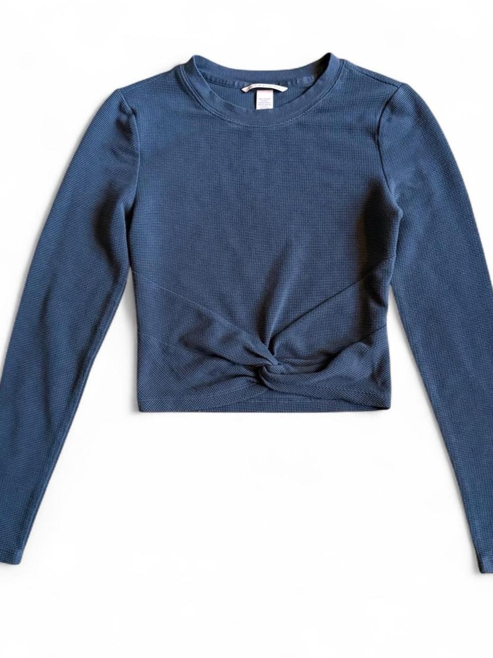 Victoria's Secret Gray Long-Sleeve Twist Front Top